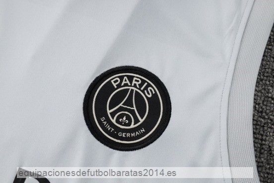 Nuevo Entrenamiento Sin Mangas Conjunto Completo Paris Saint Germain 23/24 Gris Claro Baratas